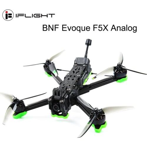 IFlight Nazgul Evoque F5X Analog 5 inch 4-6S FPV Drone BNF W/ SucceX-E Mini F7 45A ESC 600mW Stack XING-E 2207 Motor RaceCam R1