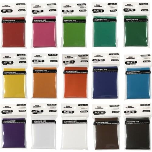 Matte Deck Protector 66x91mm Card Sleeve For TCG Mtg Pokemon Baseball Collection: 100PCS/LOT