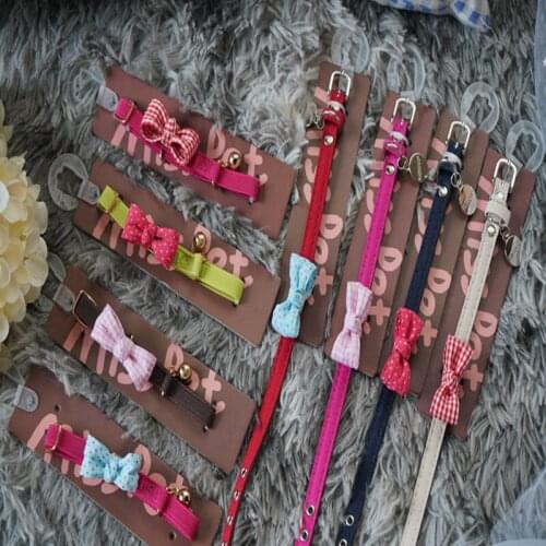 Misspet cat dog collar pet collar gold bell metal collar