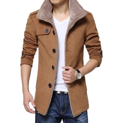 Men Fashion Winter Thicken Slim Fit Cotton coa 2018 Korean Casual Hair Liner Autumn Jacket jaqueta masculina inverno jackets 4XL