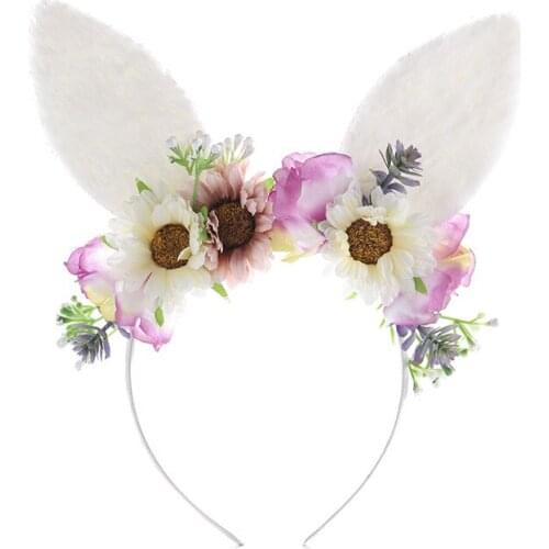 Easter Day Infant Kids Girls Baby Flowers Headwear Headband Head Hoop Hair Accessories