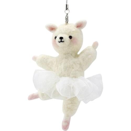 Dancing Sheep Needle Felting Kit for Beginner, Felting Starter Kit, Contains Enough Felting Wool and Tools, English Manual