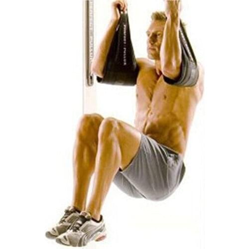 Padded Hanging Sling Ab Strap Durable Weight Lifting Abdominal Fitness pull-up straps Door Hanging Gym Bar