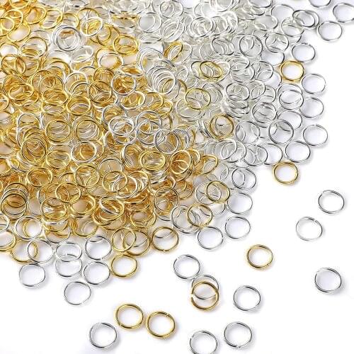 400pcs/lot Jump Rings Split Rings Connectors For Diy Jewelry Finding Making Accessories Wholesale Supplies
