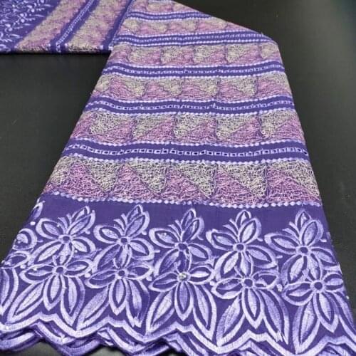 Party Q African bazin riche fabric with brode Latest fashion embroidery bazin lace fabric with net lace 5 yards