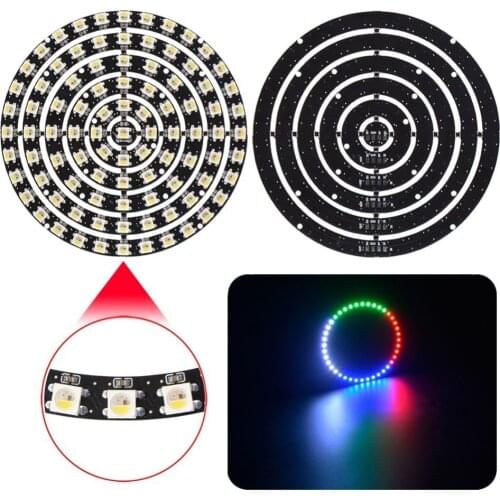WS2812B SK6812 RING RGB RGBW RGBWW 2700-6500K STRIP RING 1 8 12 16 24 32 40 48 60 93 241 Bits LEDs with Integrated Module DC5V