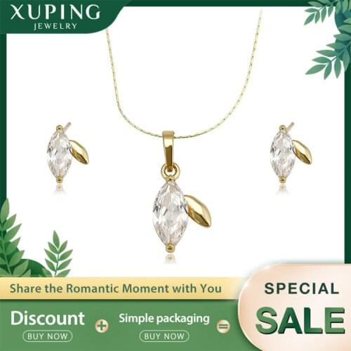 Xuping Set Fashion and Beautiful Jewelry Sets Popular Big Promotion High Quality for Women Thanksgiving Gifts 61531