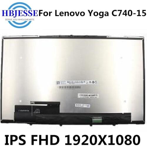 15.6" FHD 1920*1080 LCD Screen For Lenovo Yoga C740-15 Display LCD Digitizer Assembly 5D10S39585