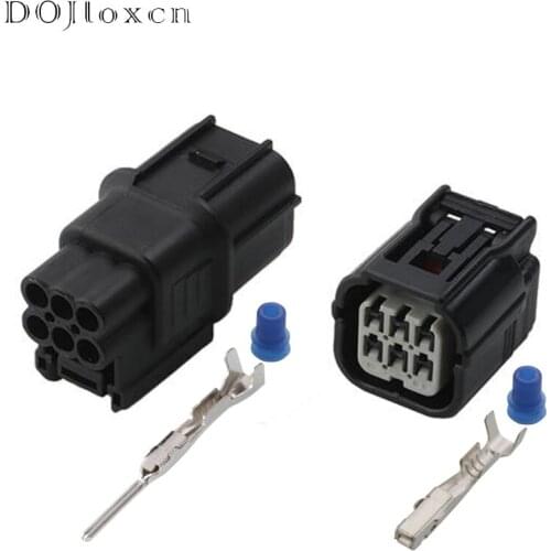 1 Set 6 Pin Sumitomo HV HVG 040 Series Female Male Cable Connector Auto Spade Wiring Plug With Terminal 6188-4908 6189-7040