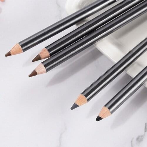 1Pcs New Black Eyeliner Pencils Long-lasting Waterproof Eyeliner Stamps Natural Smudge-Proof Eyeliner Pen Makeup Liquid Tool