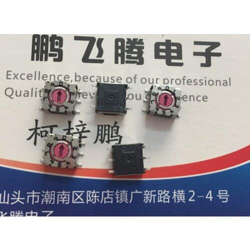 1PCS German HARTMANN P36S101 0-9/10-bit rotary dial coding switch 3: 3-pin patch 6-pin 8421C