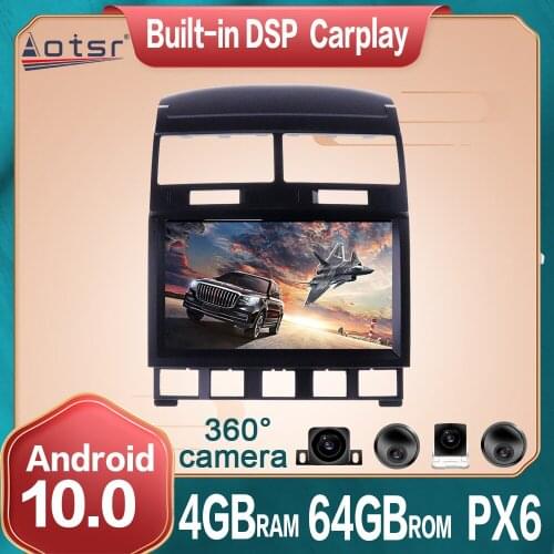 Android Car Multimedia Radio DVD Player 360 Panoramic Camera For VW Volkswagen Touareg GP 4G+64GB Car GPS Navigation DSP Carplay