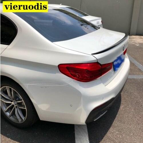 Car Styling ABS Plastic Unpainted Color Rear Spoiler Trunk Wing For BMW G30 G38 M5 520i 528i 535i 530i 525i 2017 2018
