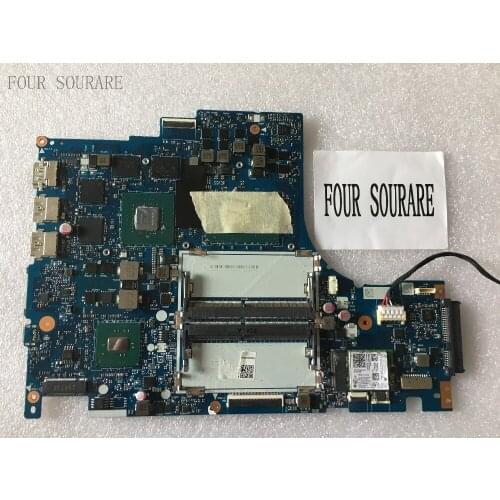 Four sourare For Lenovo Y520 Laptop motherboard I5-7300HQ CPU NM-B191 15.6 INC Mainboard with graphic card test good