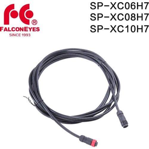 FalconEyes Splicing Extension Cord Wire 6M 8M 10M Cable for LED RGB Fotografia Selfie Light DS-712 DS714 DS-722 RX-718 RX-736