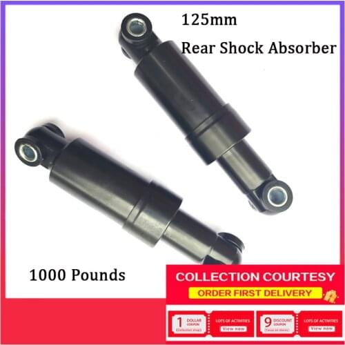 Hydraulic Shock Absorber Front and Rear Wheels Universal 125mm Black All Inclusive Electric Scooter Anti Vibration Accessories