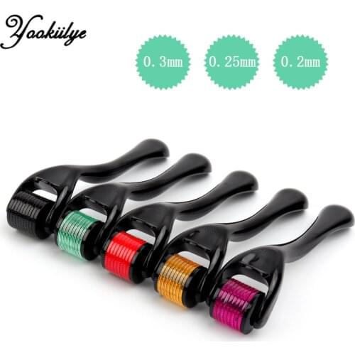 Micro-needle Roller Derma Roller 540 Needles Medical Therapy Skin Care Tool 0.2mm/0.25mm/0.3mm Needle Length Beauty Care Tool