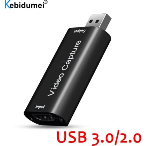 4K 1080P HDMI-compatible USB 2.0 USB 3.0 Video Capture Card Game Recording Box for Computer Youtube OBS Live Streaming Broadcast