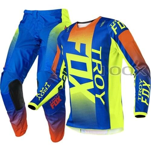 Motocross Motorcycle Scooter Suit 2021 MX UTV 180 Oktiv Racing Jersey Pants Combo Mountain Bicycle Offroad Gear Set