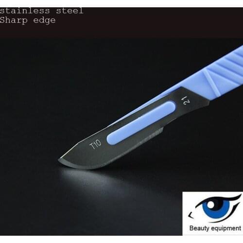 Disposable blade No. 15 plastic handle blade Carbon steel sterile blade No. 11 high quality export blade