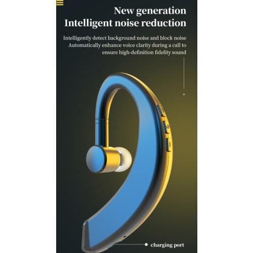 Unilateral Hanging Ear Hook Earphone Wireless Bluetooth Headphone With Mic Bluetooth Stereo Headset With Sports Headset Business