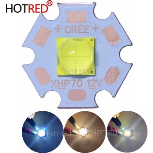Original CREE LED xhp70.2 12V6V 30W cree diode flashlight 4292LM strong light lamp motorcycle light bike head lamp led bulbs