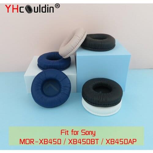 Earpads for Sony XB450 XB450AP XB450BT MDR-XB450 MDR-XB450BT MDR-XB450AP Headphones Ear Cushions Covers PU Ear Pad Replacement