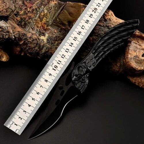 Outdoor Portable Folding Knife Self-defense Pocket Knife Survival High Hardness Sharp Diving Saber Fruit Knife Good Edc Gift