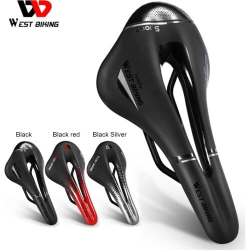 Mountain Road Bicycle Hollow Saddles Sets w/ Rainproof Cover Saddle Clips Breathable MTB Bike Seat Cushion Cycling Accessories