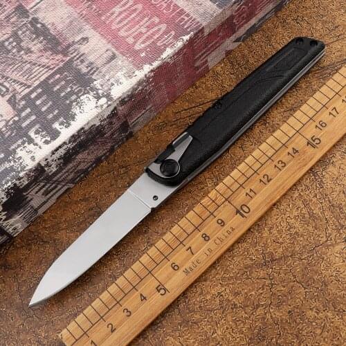 Pocket tactics outdoor 440C blade nylon fiberglass handle camping hunting defensive EDC tool Kitchen fruit folding knife