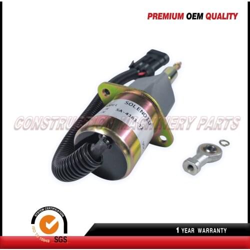 Shut Off Solenoid New Holland 1751ES-12A6UC4B3S1,SA-4161-12, 1751ES-24A6UC4B3S1,SA-4161-24 for agricultural tractor