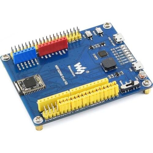 Waveshare nRF52840 Bluetooth 5.0 Evaluation Kit compatible Arduino / Raspberry Pi Connectivity Integrates CP2102 USB TO UART