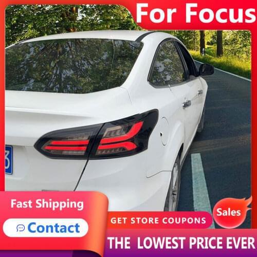 HANA for Ford Focus Tail Lights 2015-2018 Focus Sedan LED Tail Lamp LED DRL Signal Brake Reverse auto Accessories