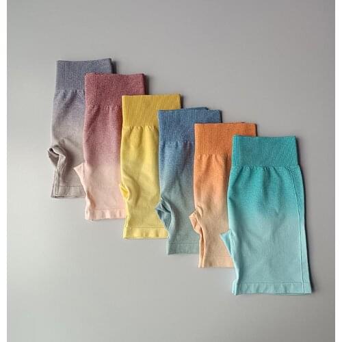 Women Yoga Short High Waist Seamless Leggings Seamless Fitness Women Yoga Pants Workout Leggings Push Up Gym Running Tights