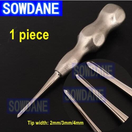 1 piece Hollow Handle Dental Minimally Invasive Root Elevator Stainless Steel Dental Tooth Loosening Elevator Root Extraction