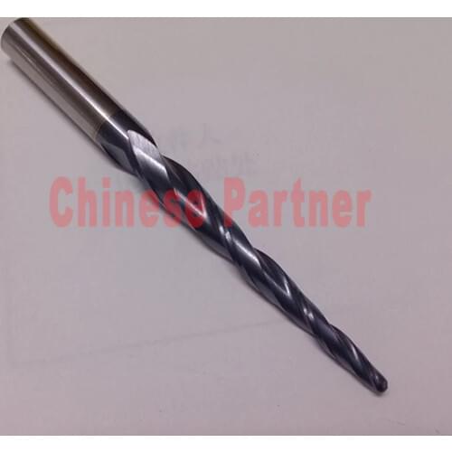 1pc R2*D10*70*110L*2F HRC55 Tungsten solid carbide Tapered Ball Nose End Mill milling cutter CNC router bit tools wood