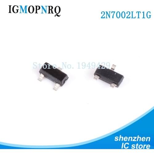 100PCS 2N7002LT1G 2N7002 SOT23-3 MOSFET N-CHANNEL 60V 115mA New fast delivery