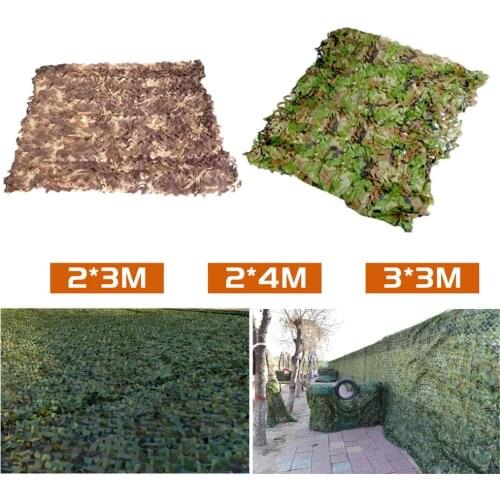 2*3/2*4/3*3meters Hunting Military Camouflage Net Jungle Shading Sun-Shading Sun-Proof Camping Car Cover Tent Shade