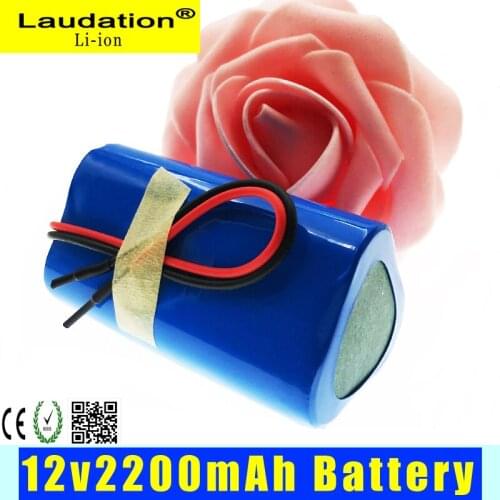 2020 New 12v Battery 2.2ah/2200mAh 18650 li-ion Battery 12 V Rechargeable Batteries For Portable Charger/LED/ Hot Sale Laudation