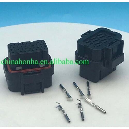 Free shipping 1/2/5/10 pcs/lots 34 pin Tyco Automotive TE Connective computer connector AMP 34 oil gas connector 4-1437290-0