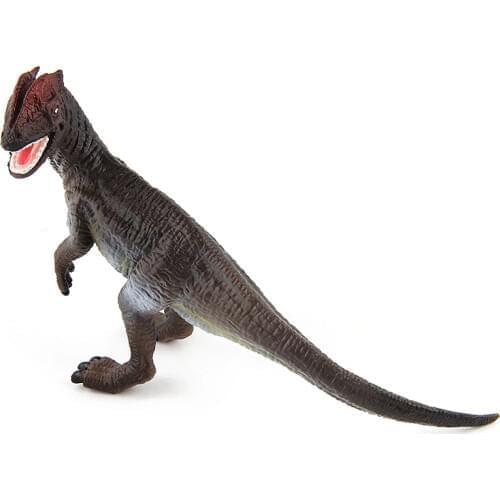 Big Dilophosaurus Jurassic Dinosaur Simulation Toy Soft PVC Plastic Hand Painted Animal Model Toys for Children Kids Xmas Gift