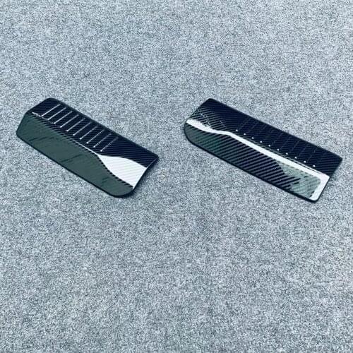 For Suzuki Solio 2021 2022 Stainless Steel Inner Rear Trunk Bumper Cover Trim Tailgate Door Sill Car Accessories 2pcs