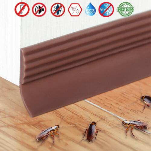 Flexible Silicone Door Draft Stopper door sweep Door Bottom Seal Dust Noise Insulation Weather Stripping Draft Guard Insulator