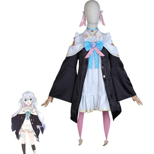 Hololive Youtuber Kagura Nana Cosplay Costume Womens Cute Dress Fancy Suit Halloween Carnvial Uniforms Custom Made