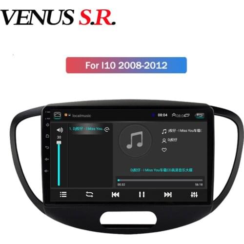 IDOICT Android 9.1 Car DVD Player GPS Navigation Multimedia For Hyundai I10 2008-2013 radio car stereo bluetooth wifi
