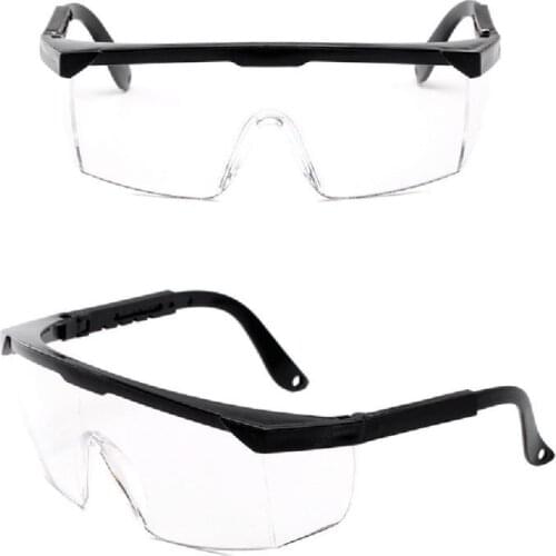 2021 Hot Safety Goggles Eye Protection SPLASH PROOF Clear Protective Glasses Lab Work