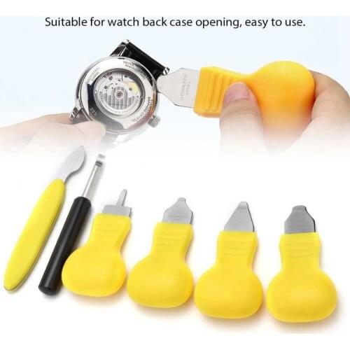 7pcs Watch Case Opener Set Watch Blade Back Cover Pry Remover Case Opener Set Watch Part Repairing Tool for Watchmaker l