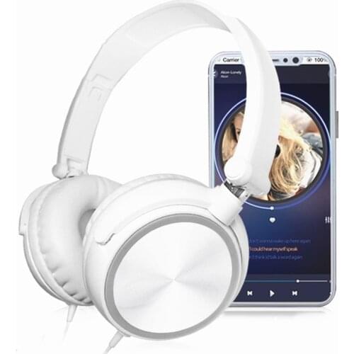 New Stereo Bass Headphones With Microphone Noise Cancelling Headsets Bass Sound HiFi Music Earphone For Sony iPhone Xiaomi PC