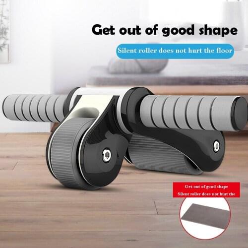 New Type Of Abdomen Wheel Folding Household Multi-function Abdomen Device Double Wheel Pumping Roller Mute Movement