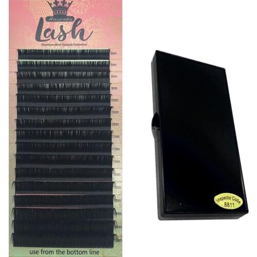 Wholesale Own Brand Custom Packaging Box Private Label Individual False Eyelashes Vendor False Korean Synthetic Eye Lash Cases